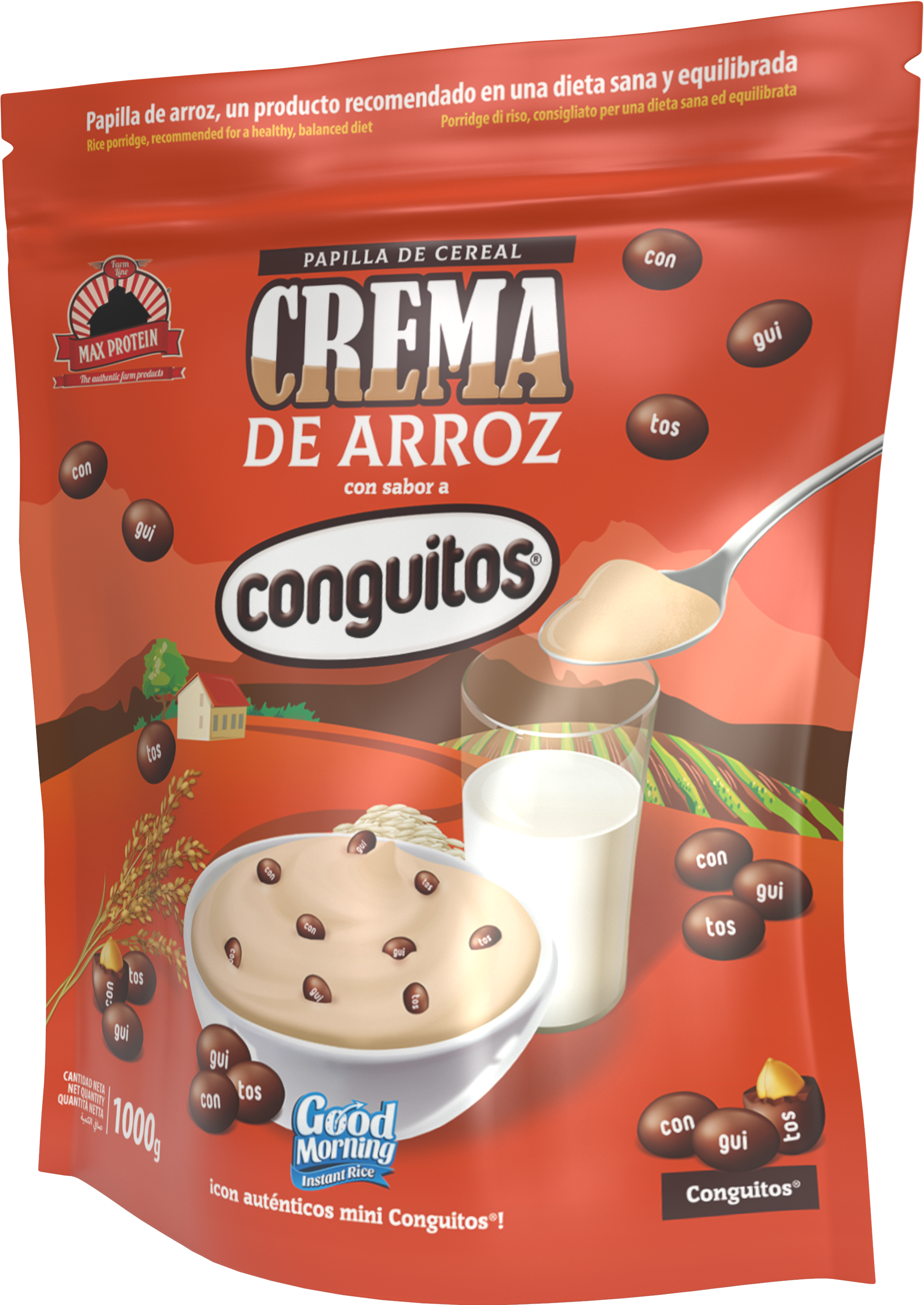 Creme de Arroz Conguitos Chocolate 1kg.