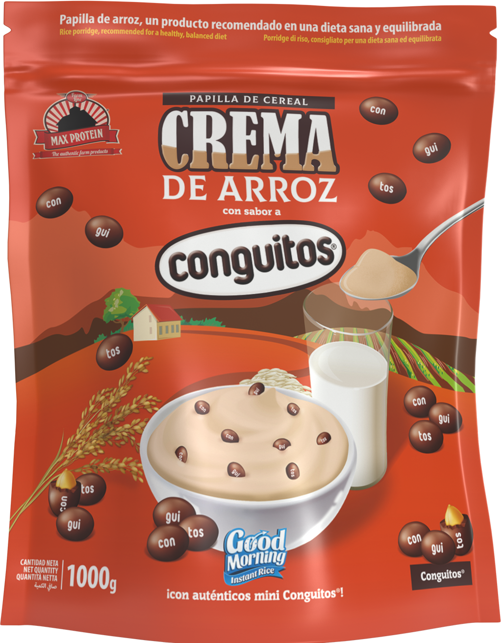 Creme de Arroz Conguitos Chocolate 1kg.