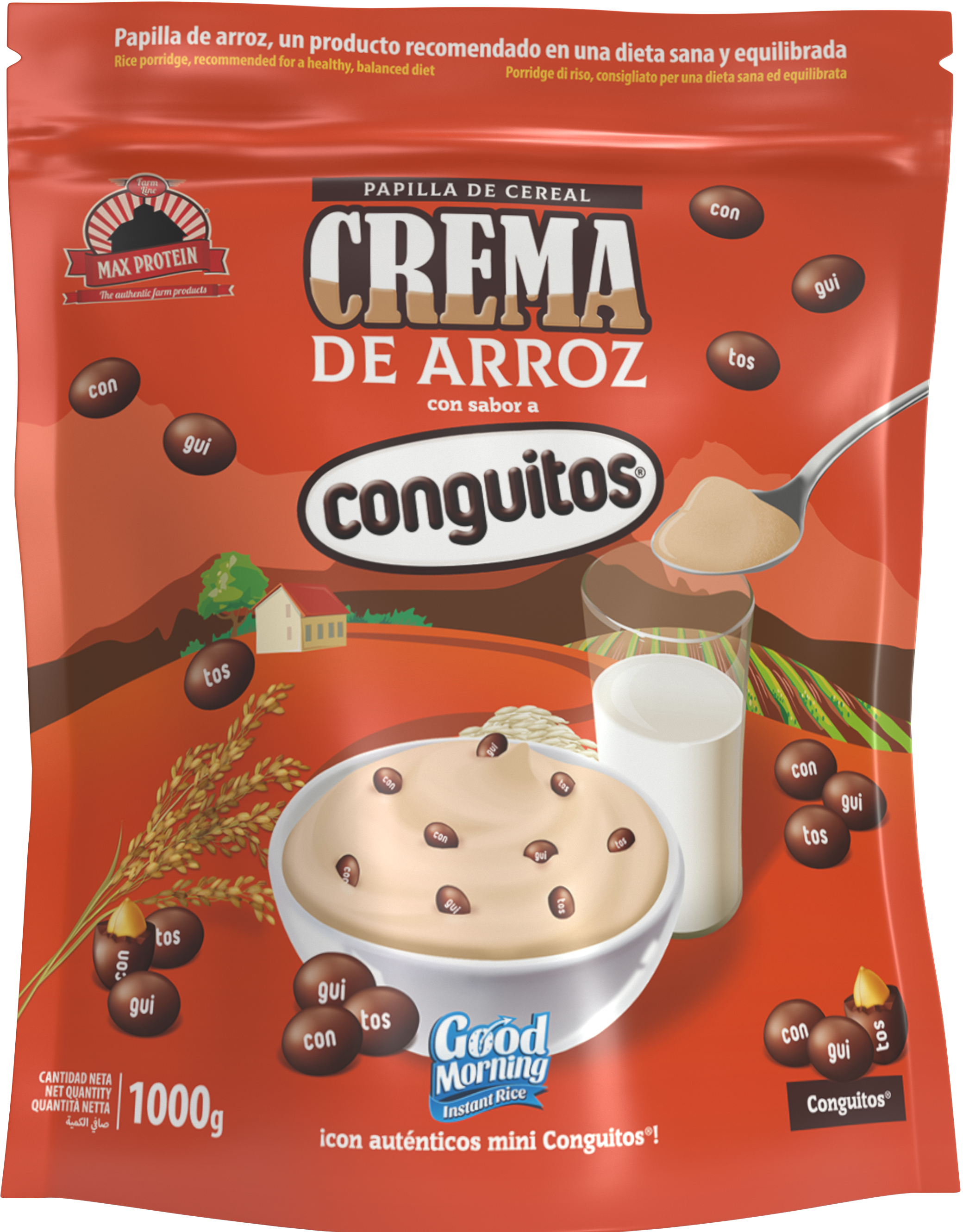 Creme de Arroz Conguitos Chocolate 1kg.